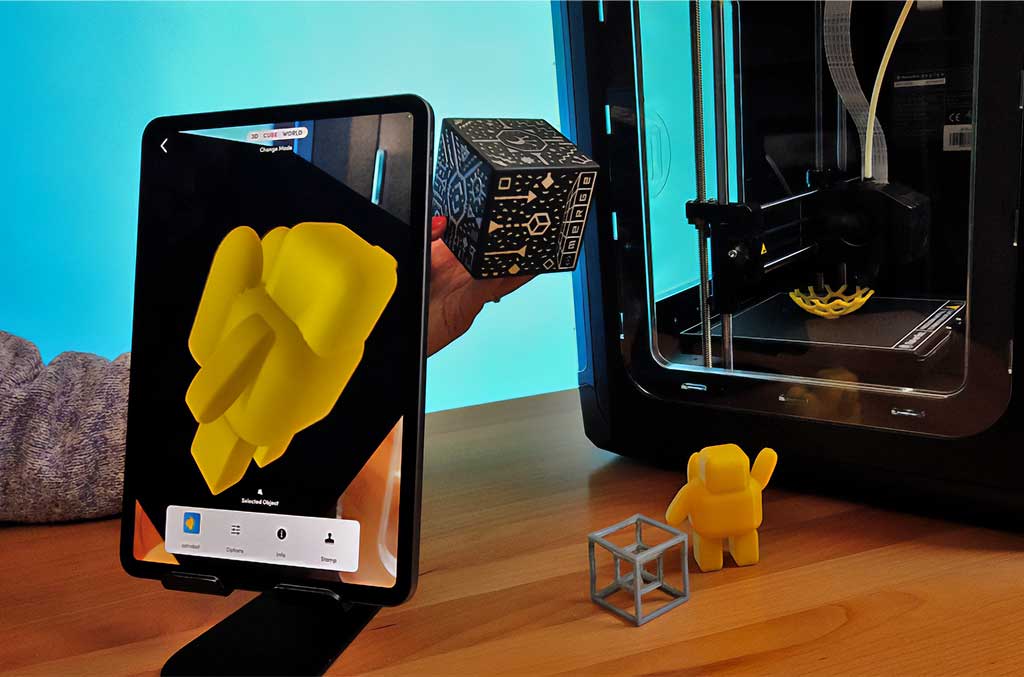 Visualize your 3D Print designs with a Merge Cube