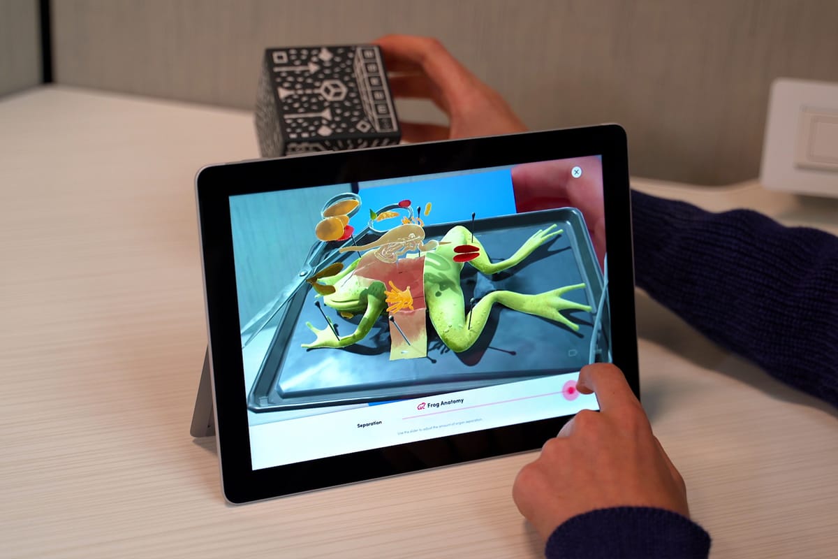 Augmented Reality Frog Dissections are More Cost Effective (and more humane!)