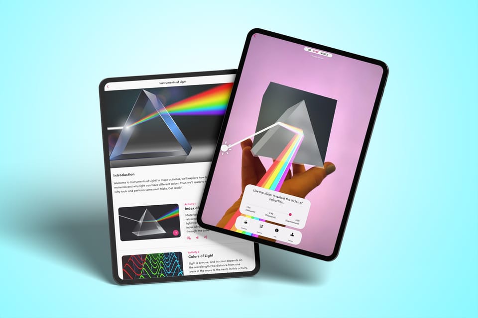 Exploring Electromagnetic Radiation with Hands-On AR